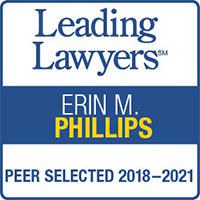 Leading Lawyers | Erin M. Phillips | Peer Selected 2018-2021